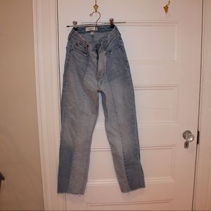 ABERCROMBIE & FITCH: ankle straight high rise jeans curve love